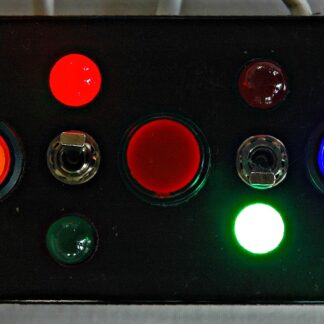 O27 Switch Control for  2 switches with 2 spur  lit power on/off switches with  8'