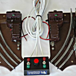 O27 K line  Lionel remote switches with 3 screw downs  with Rob Nielson CD Controller 8' cable