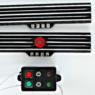 0 Gauge Uncoupler/Unloader 2pc track set W/Advanced Controller w/8' wire