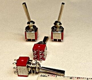 Double pole single throw super long handle toggle switches 4 pieces